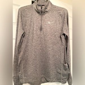 New Nike Running Drifit zip up pullover top